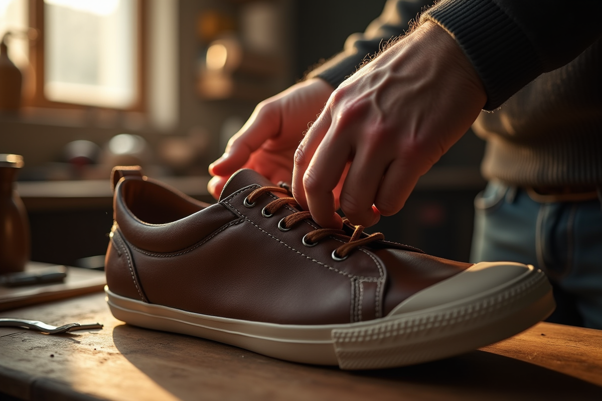tissu chaussures